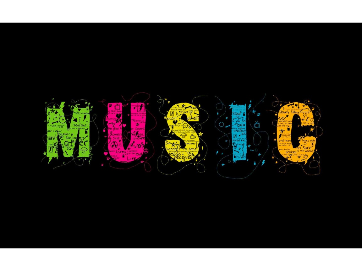 1152x864 Music is Life wallpaper, music and dance wallpapers