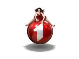 Girl on a red ball commercial (click to view)