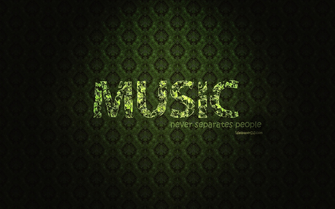 Music Never Separates People HD and Wide Wallpapers