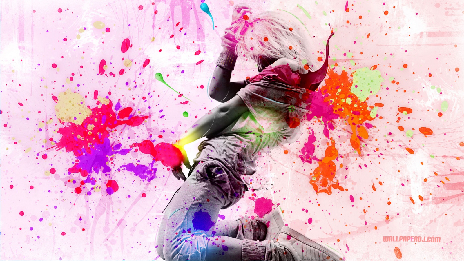 1600x900 Dancing With Colors wallpaper, music and dance wallpapers