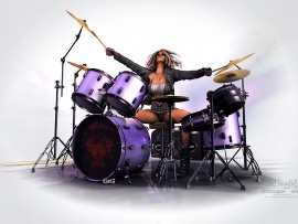 3d DrumGirl (click to view)