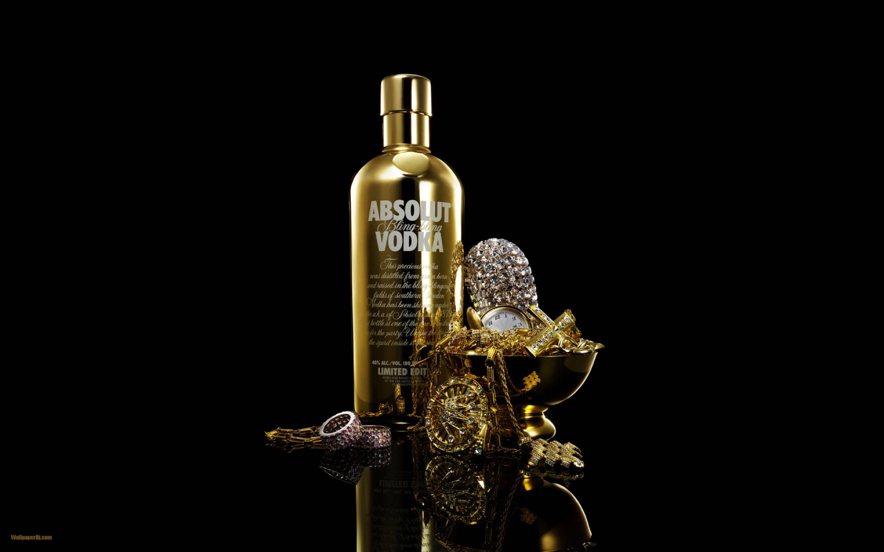 Absolut Bling-Bling Vodka HD and Wide Wallpapers