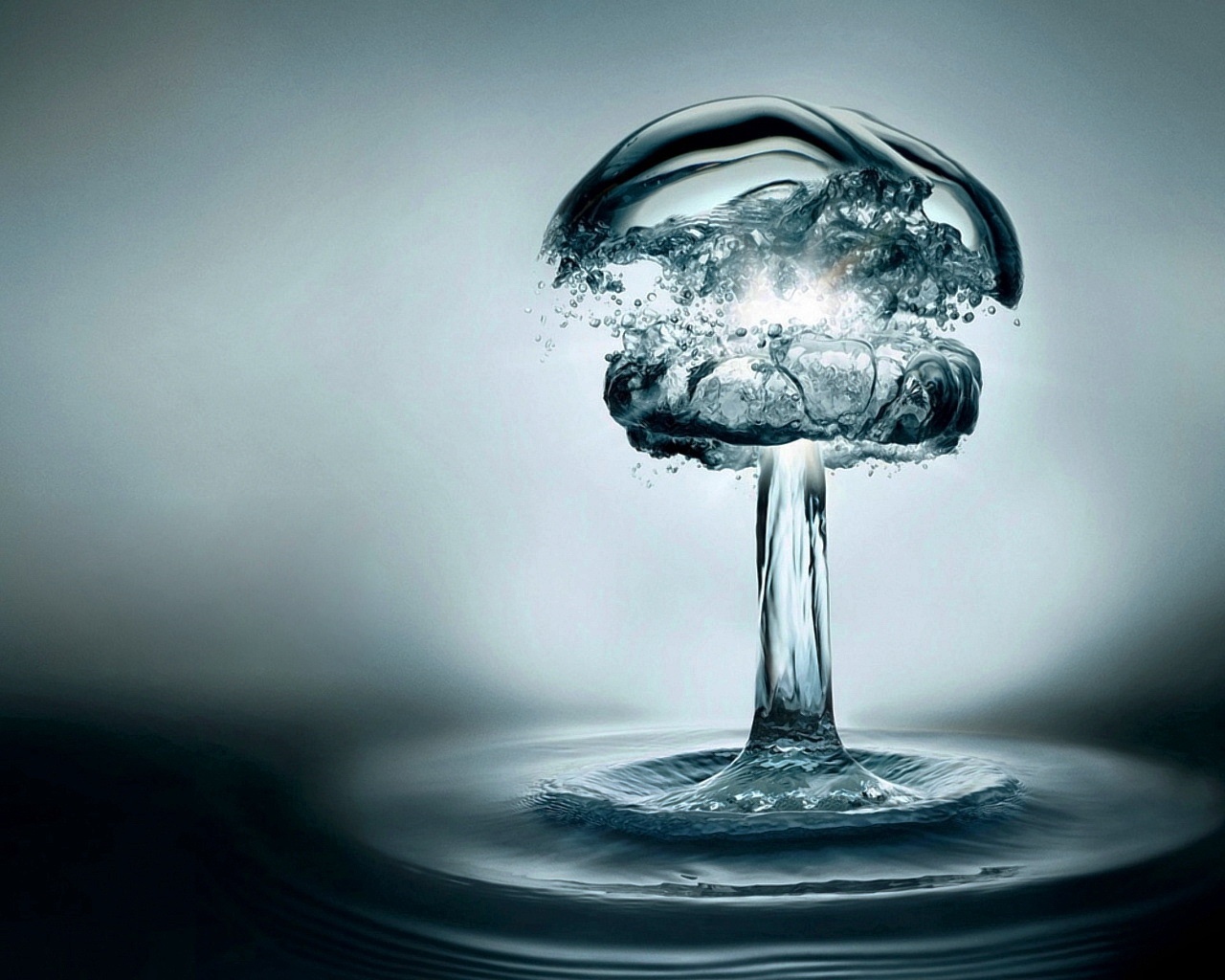 Atomic water explosion HD and Wide Wallpapers