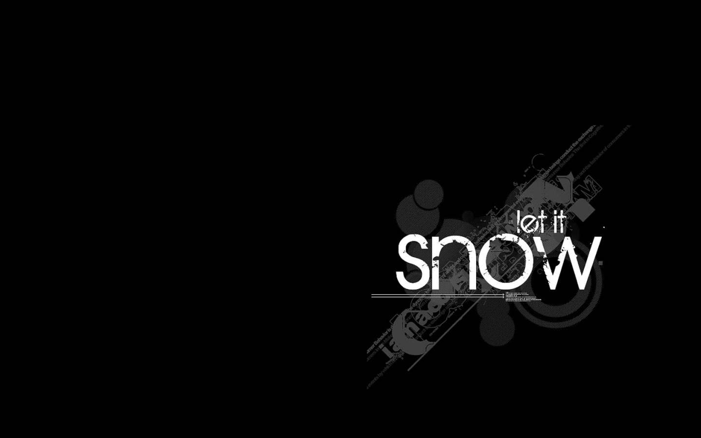 Let It Snow HD and Wide Wallpapers