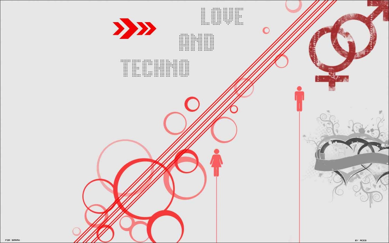 Love and Techno HD and Wide Wallpapers