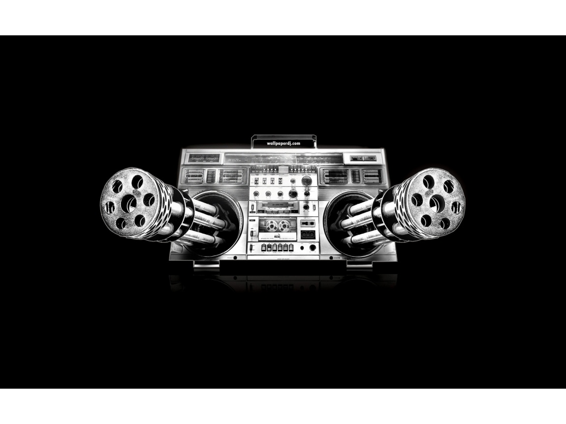 Machinegun stereo player HD and Wide Wallpapers