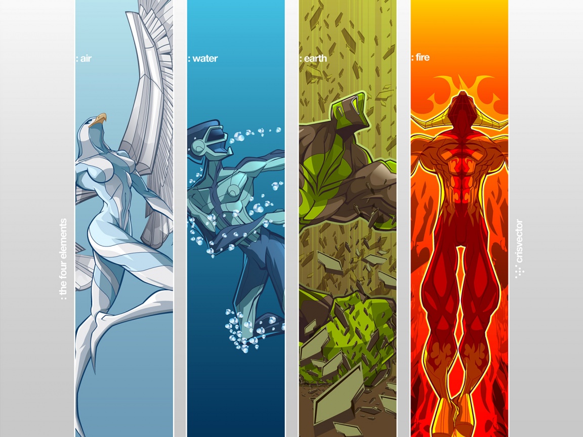 The four elements HD and Wide Wallpapers