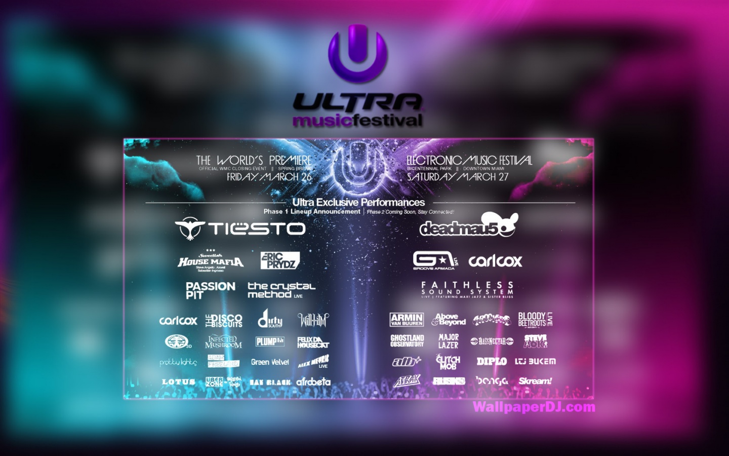 Ultra Music Festival 2010 HD and Wide Wallpapers